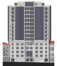 Модель высотного здания