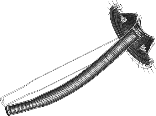 Расчет собственных частот вращающегося ротора с учетом гироскопического момента (ЦИАМ)