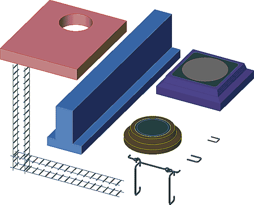 Стандартные компоненты, используемые при создании библиотек