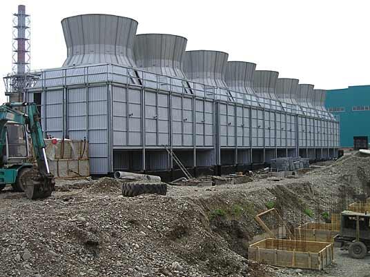 Проектирование и строительство вентиляторной градирни на Хакасском алюминиевом заводе