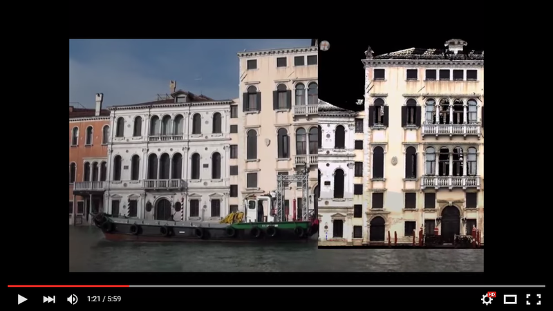 Пример использования облаков точек для автоматизированного анализа фасадов зданий в Венеции
