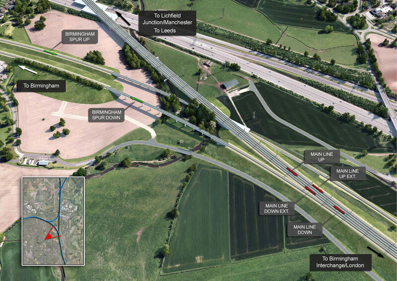 Проект «HS2 Birmingham Delta Junction» от Ineco с использованием решений Bentley (предоставлено: Bentley)
