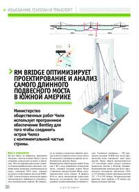 Журнал RM Bridge оптимизирует проектирование и анализ самого длинного подвесного моста в Южной Америке